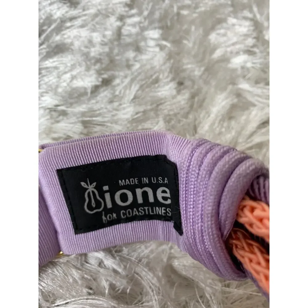 Pastel Rope Belt Purple Pink Mint Green Sz OSFM S M L